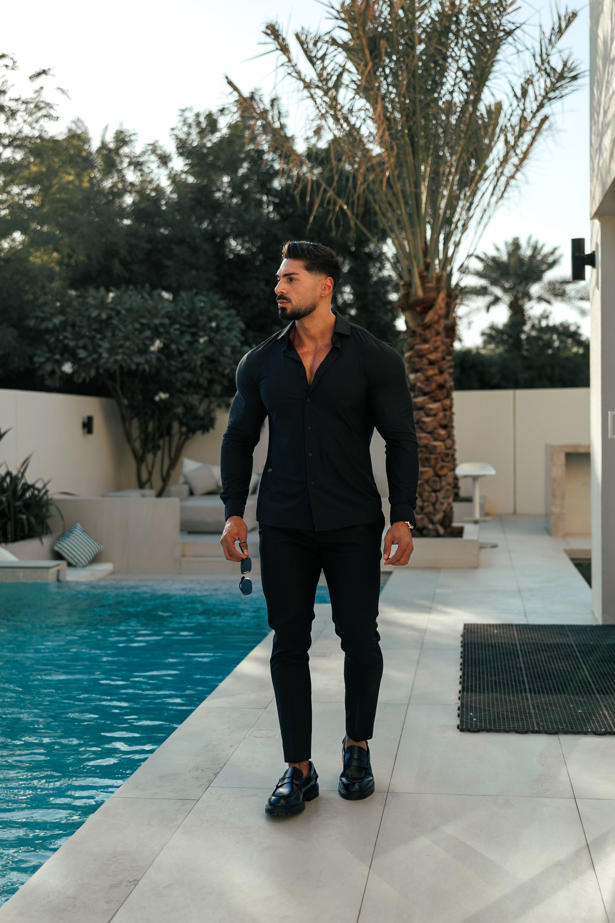 Ultra Stretch Compression Shirt Long Sleeve Black - FS1234