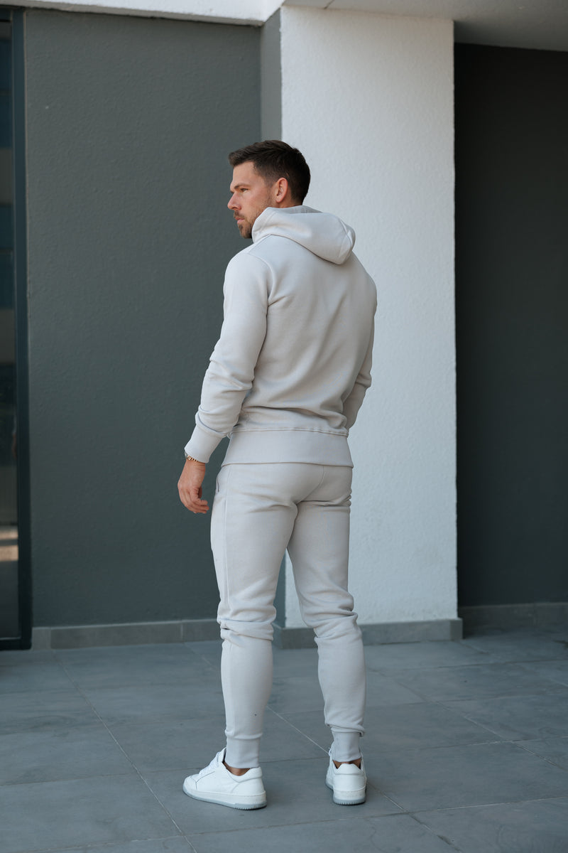 FS Light Grey / Silver Sweat Pants with Zipped Pockets - FSH1256