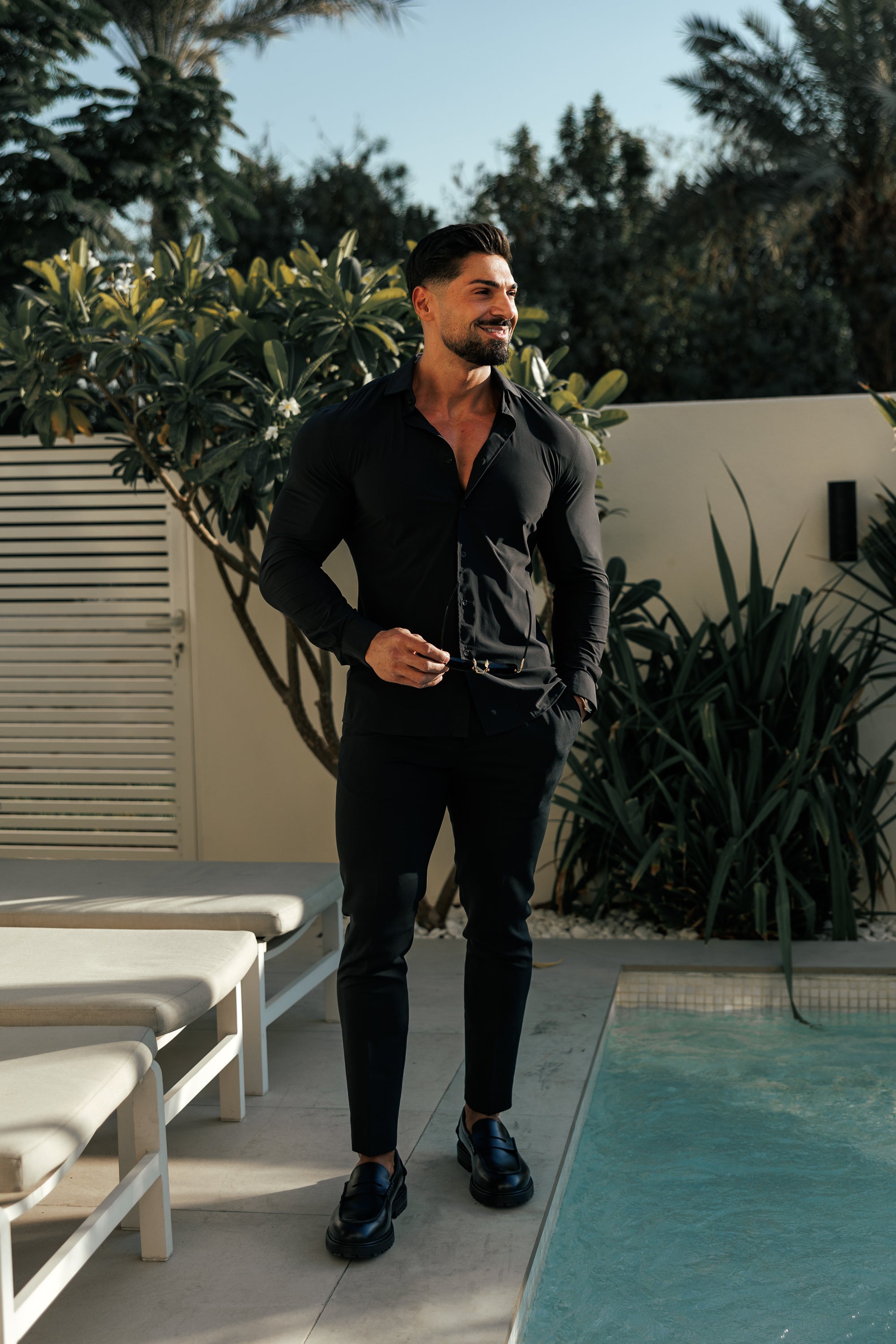 Ultra Stretch Compression Shirt Long Sleeve Black - FS1234