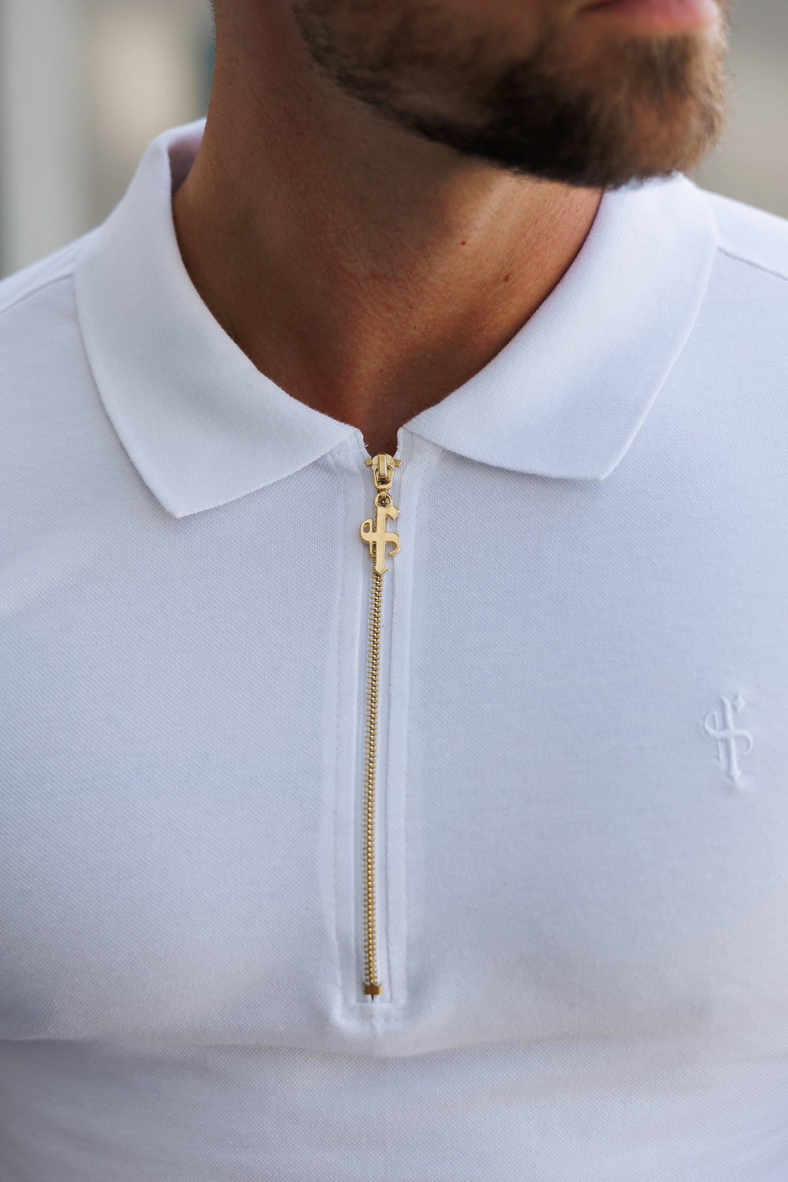 【Timeison】FRAMED COLLAR FRONT PANEL POLO Timeison】FRAMED COLLAR FRONT PANEL POLO FRAMED COLLAR FRONT