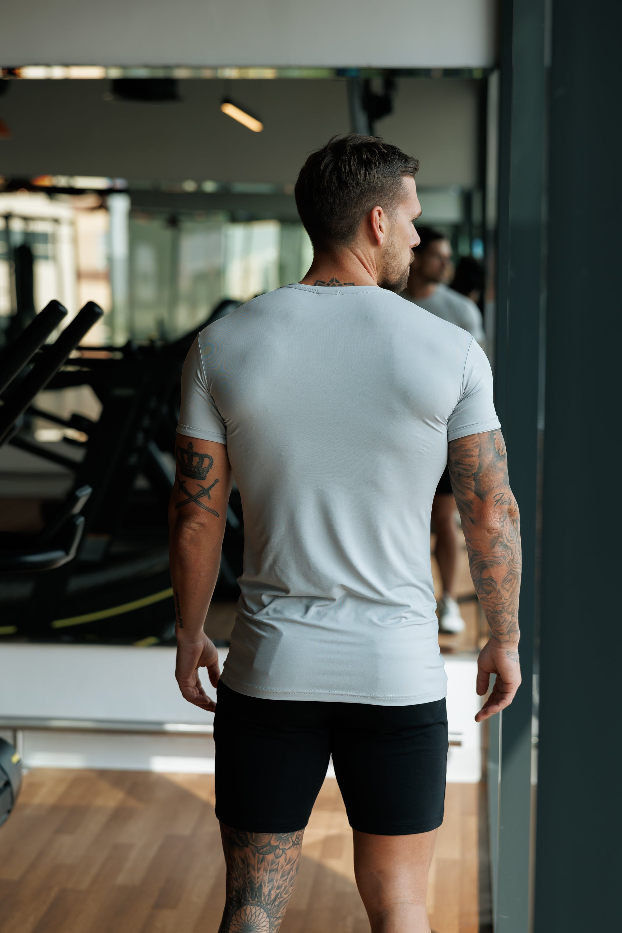 Light Grey / Black Gym Crew - FSH1275