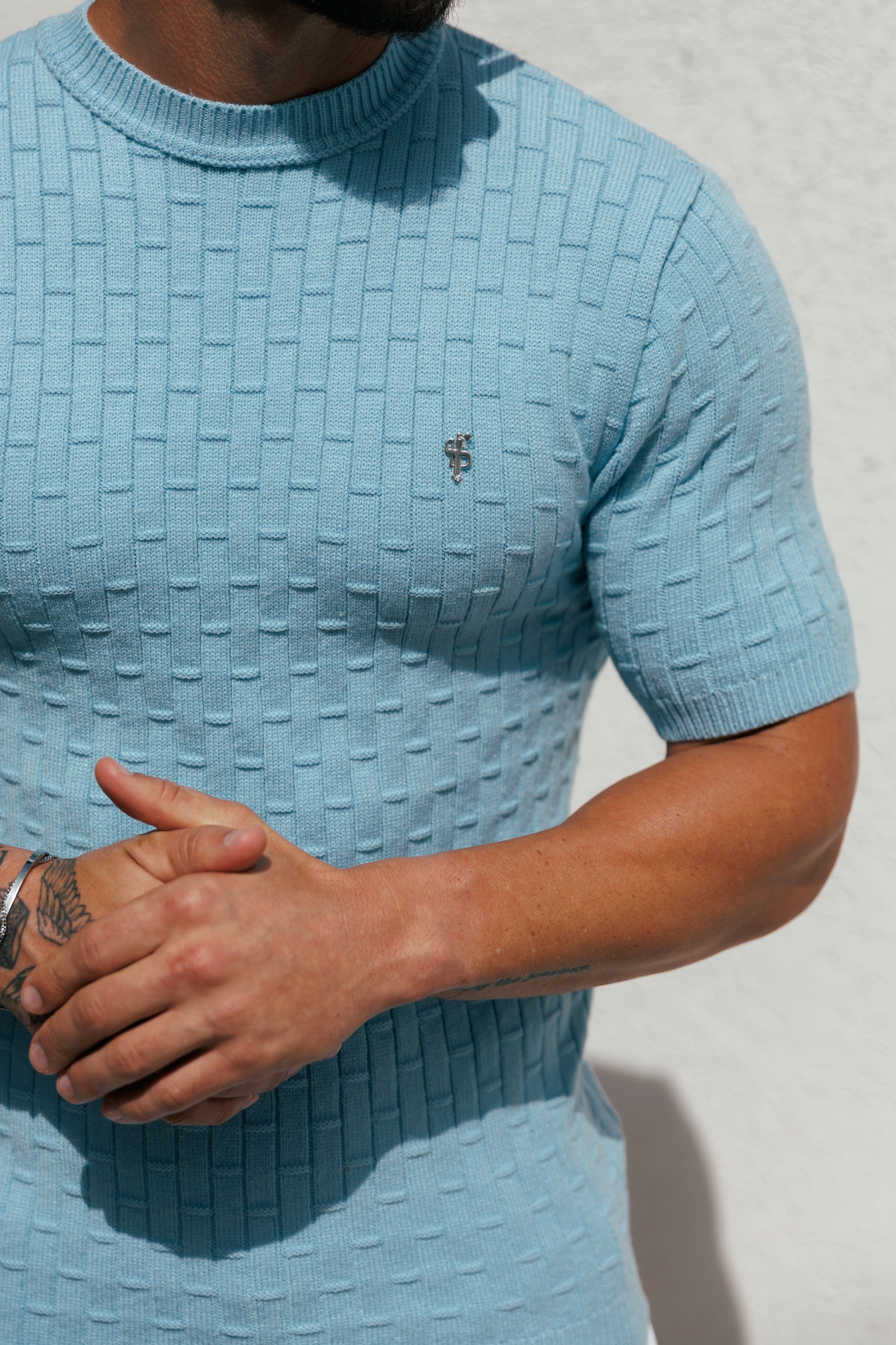 Bluebell Viscose Knitted Short Sleeve T-Shirt - FSJ159