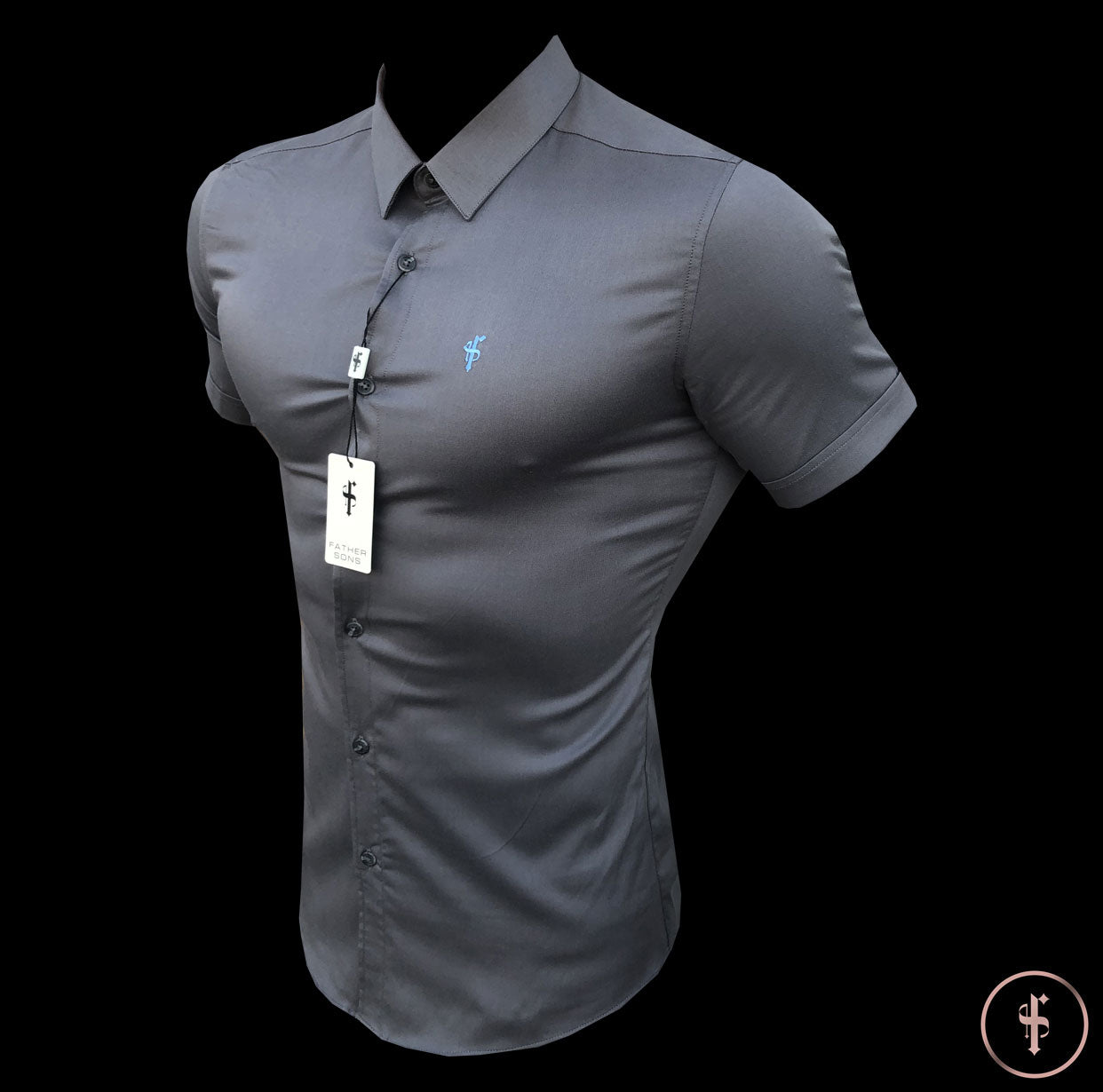 Super Slim Luxe Ultra Stretch Bright Blue Short Sleeve