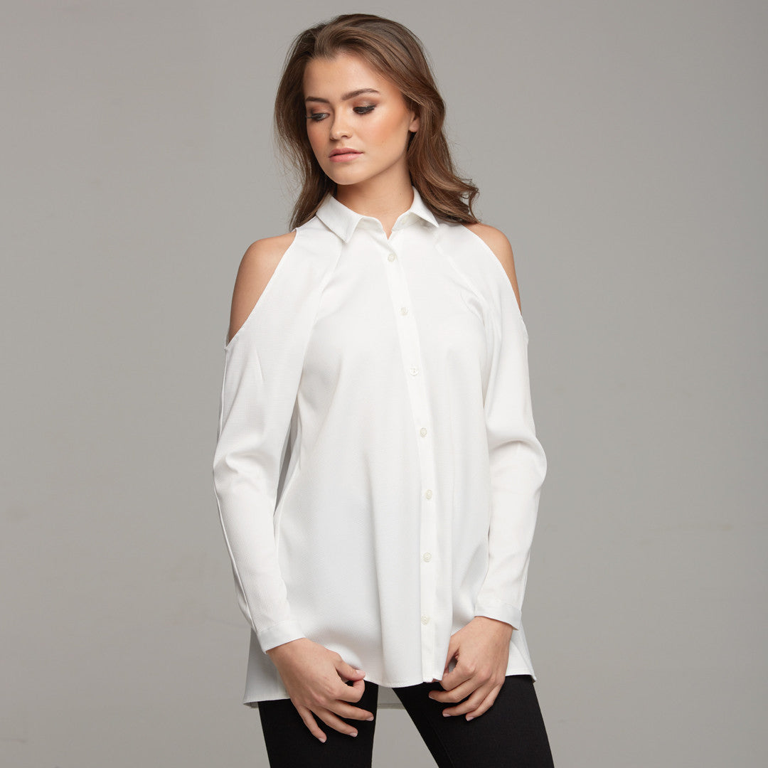 Peep Cold Shoulder