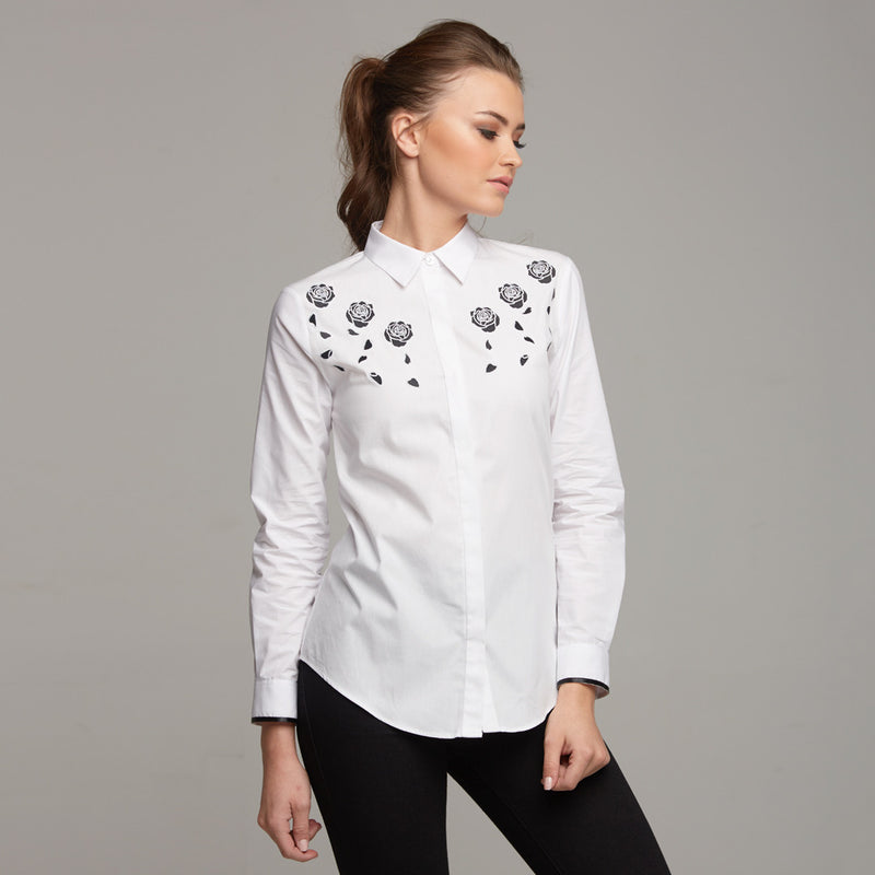 BLAKE ROSE EMBROIDERY SHIRT - CT042