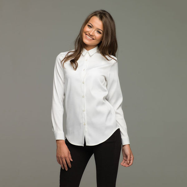 PLAIN JANE WHITE SHIRT - CT009