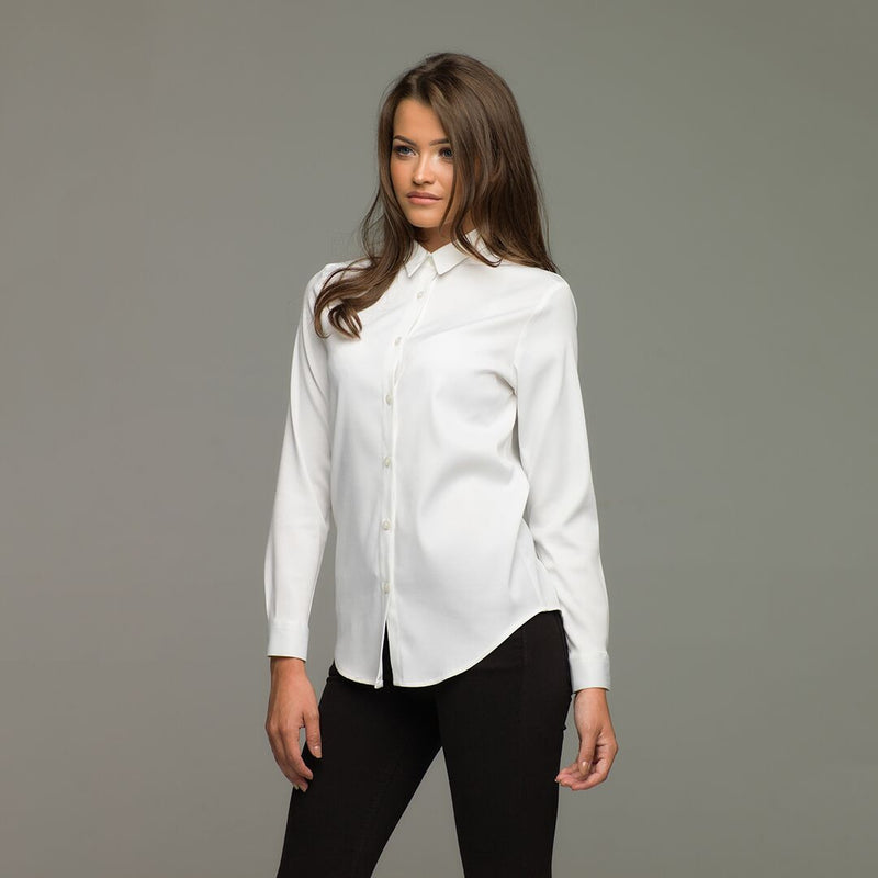 PLAIN JANE WHITE SHIRT - CT009