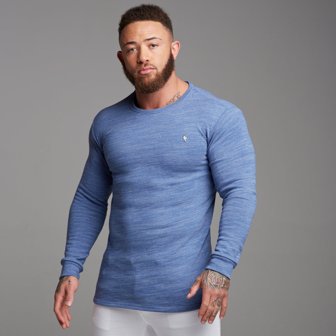 Father Sons Classic Blue Super Slim Sweater - FSH222