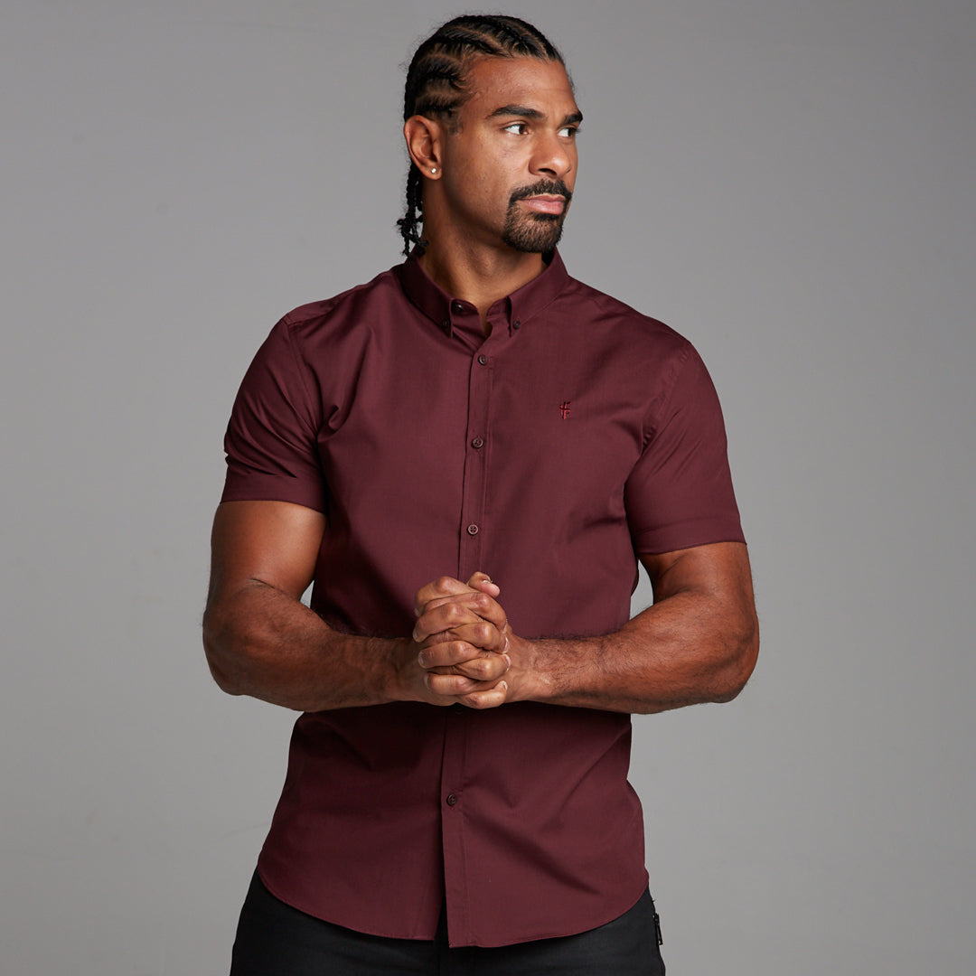 Classic Tonal Burgundy Short Sleeve - FS366 (LAST CHANCE)