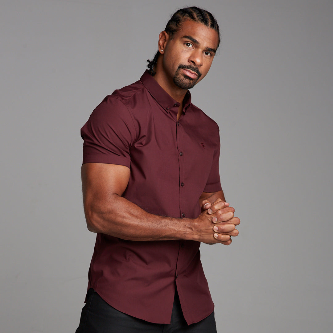 Classic Tonal Burgundy Short Sleeve - FS366 (LAST CHANCE)
