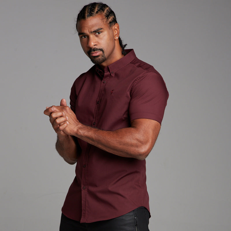 Father Sons Classic Tonal Burgundy Short Sleeve - FS366 (LAST CHANCE)