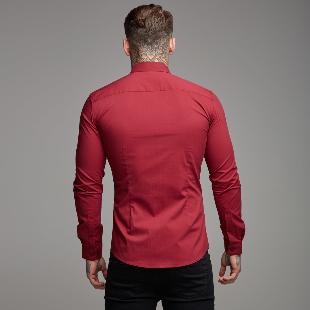 Super Slim Stretch Classic Oxblood Red - FS141