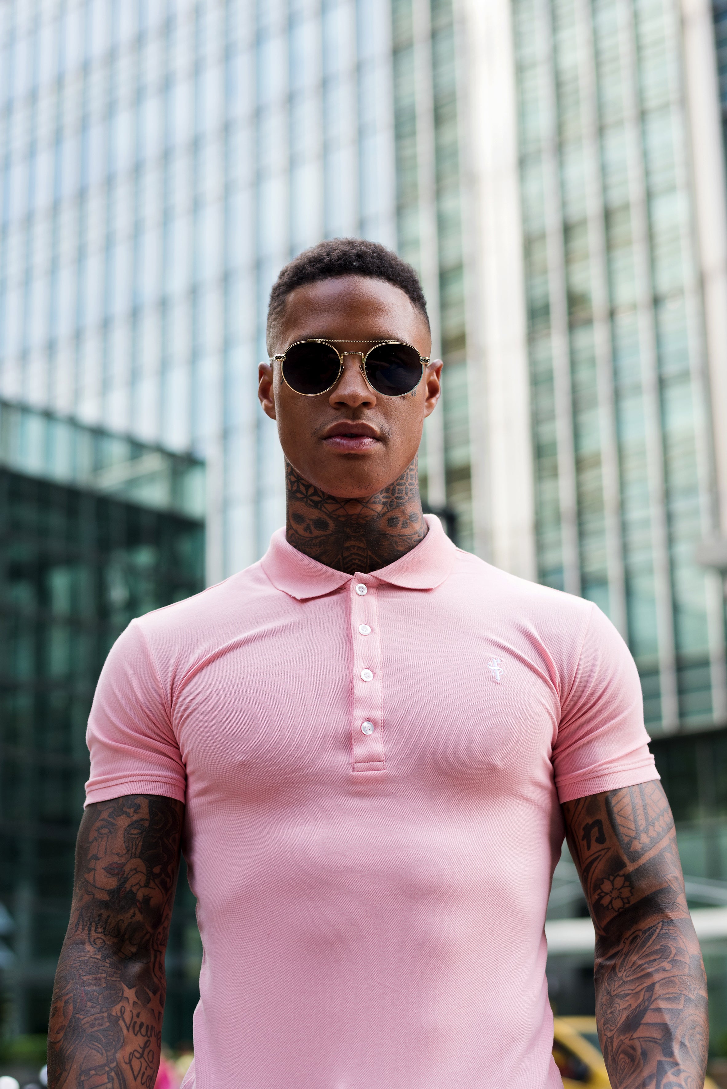Classic Rose Pink Polo Shirt - FSH246