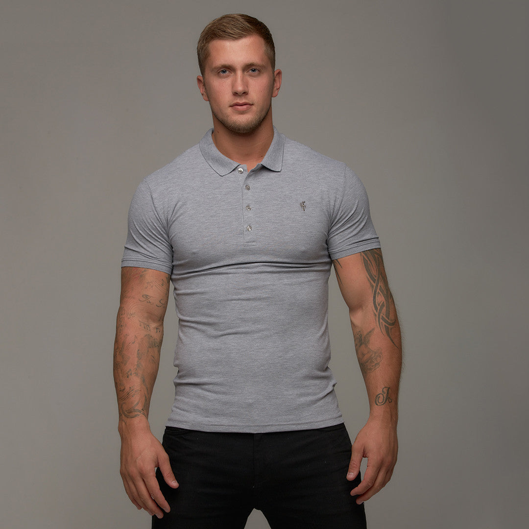 Classic Grey Polo Shirt - FSH048