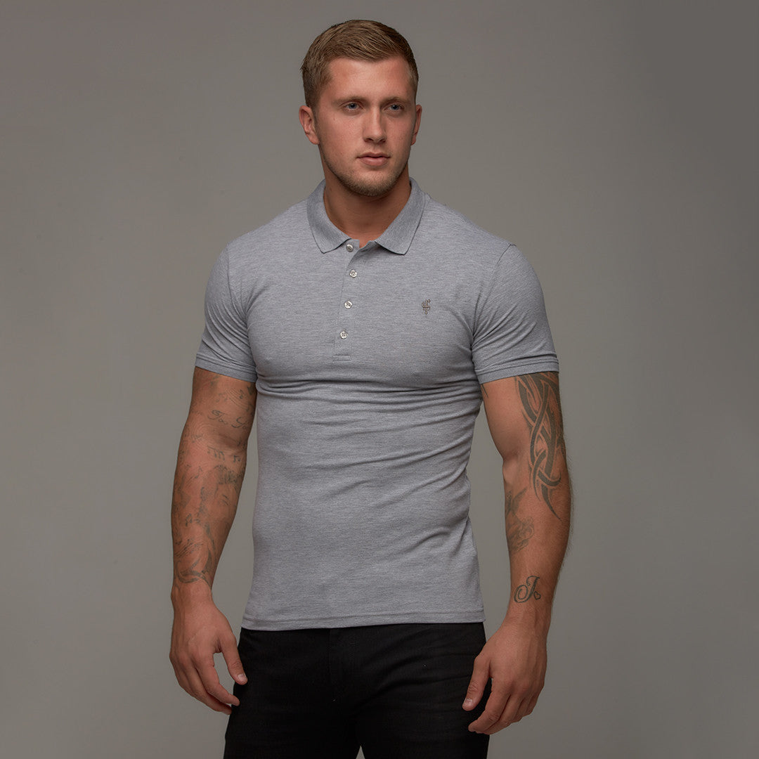 Classic Grey Polo Shirt - FSH048