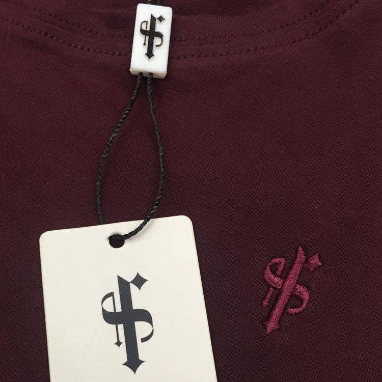 Father Sons Classic Burgundy Crew  - FSH074