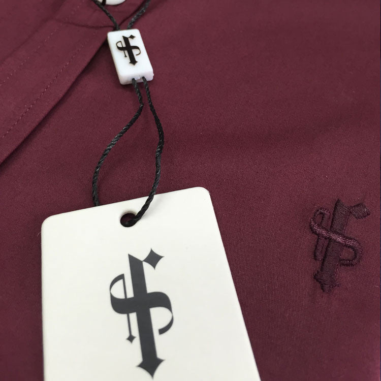 Father Sons Classic Burgundy Short Sleeve - FS138 (LAST CHANCE)