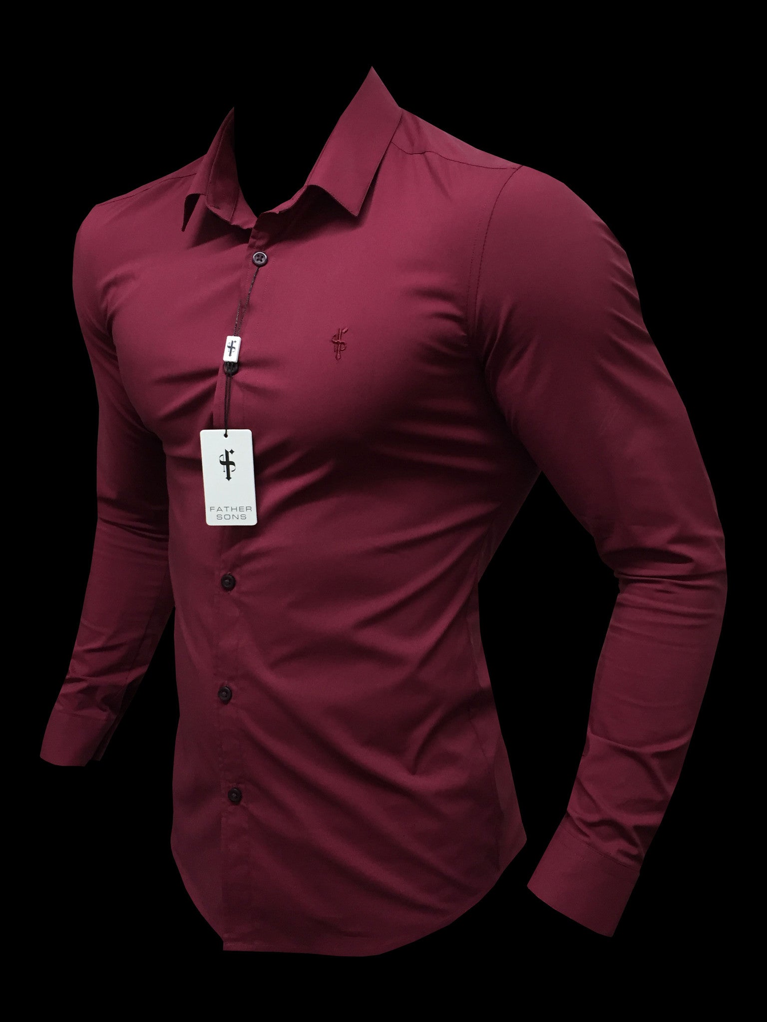 Super Slim Stretch Classic Oxblood Red - FS141