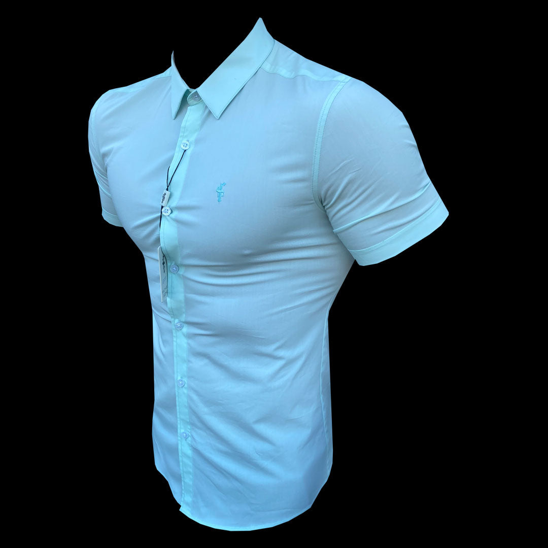 Super Slim Stretch Classic Mint Short Sleeve - FS870