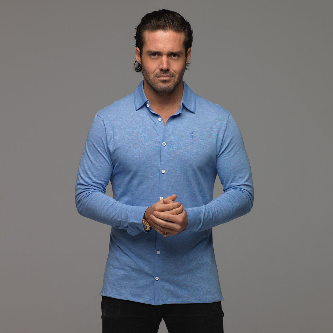 Super Slim Baby Blue Jersey - FSH04 (LAST CHANCE)