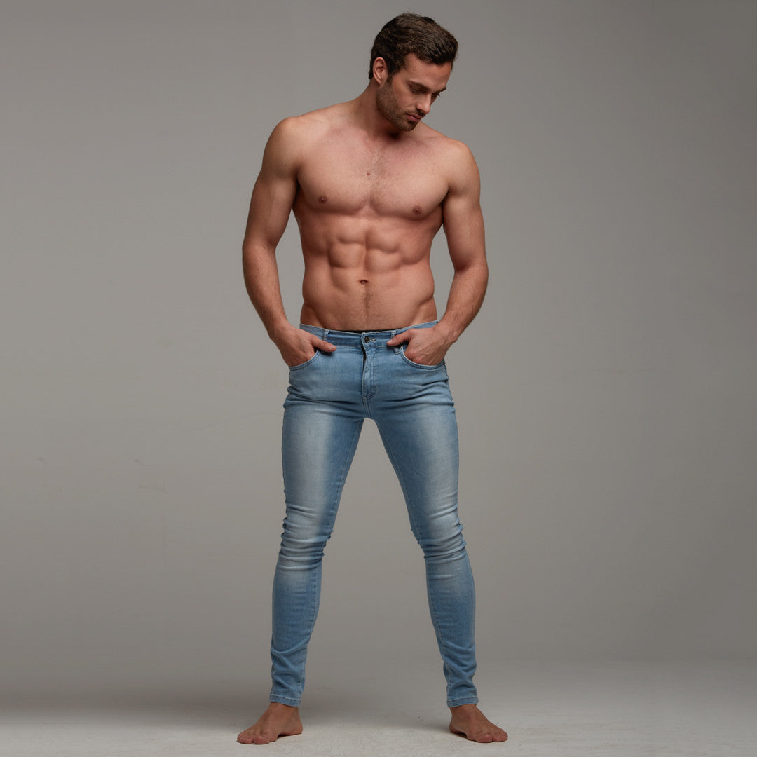 Slim Stretch Light Blue Jeans - FSH128