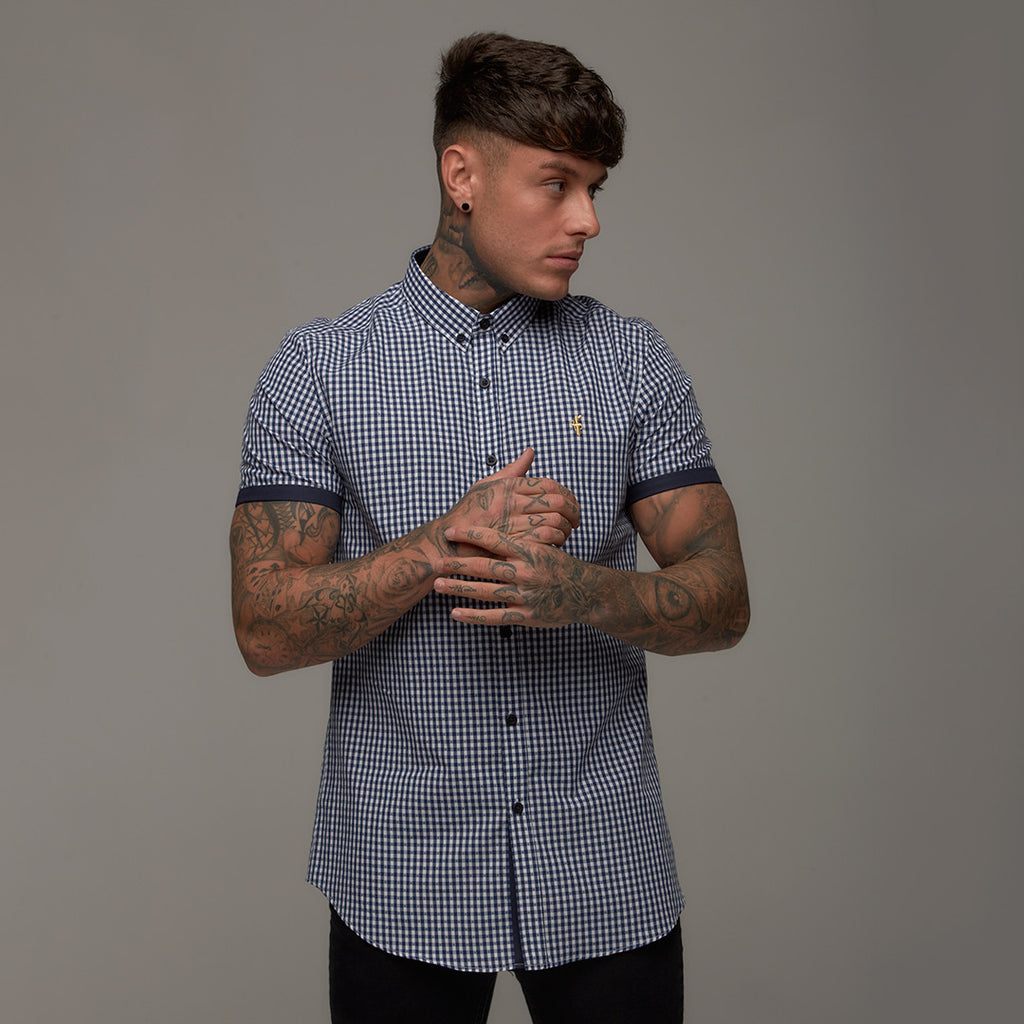 トップス son Shop Boys' On-The-Go brrrº Short-Sleeve Gingham Shirt at