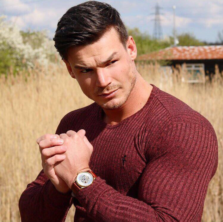 Classic Burgundy Ribbed Knit Super Slim Crew - FSH113