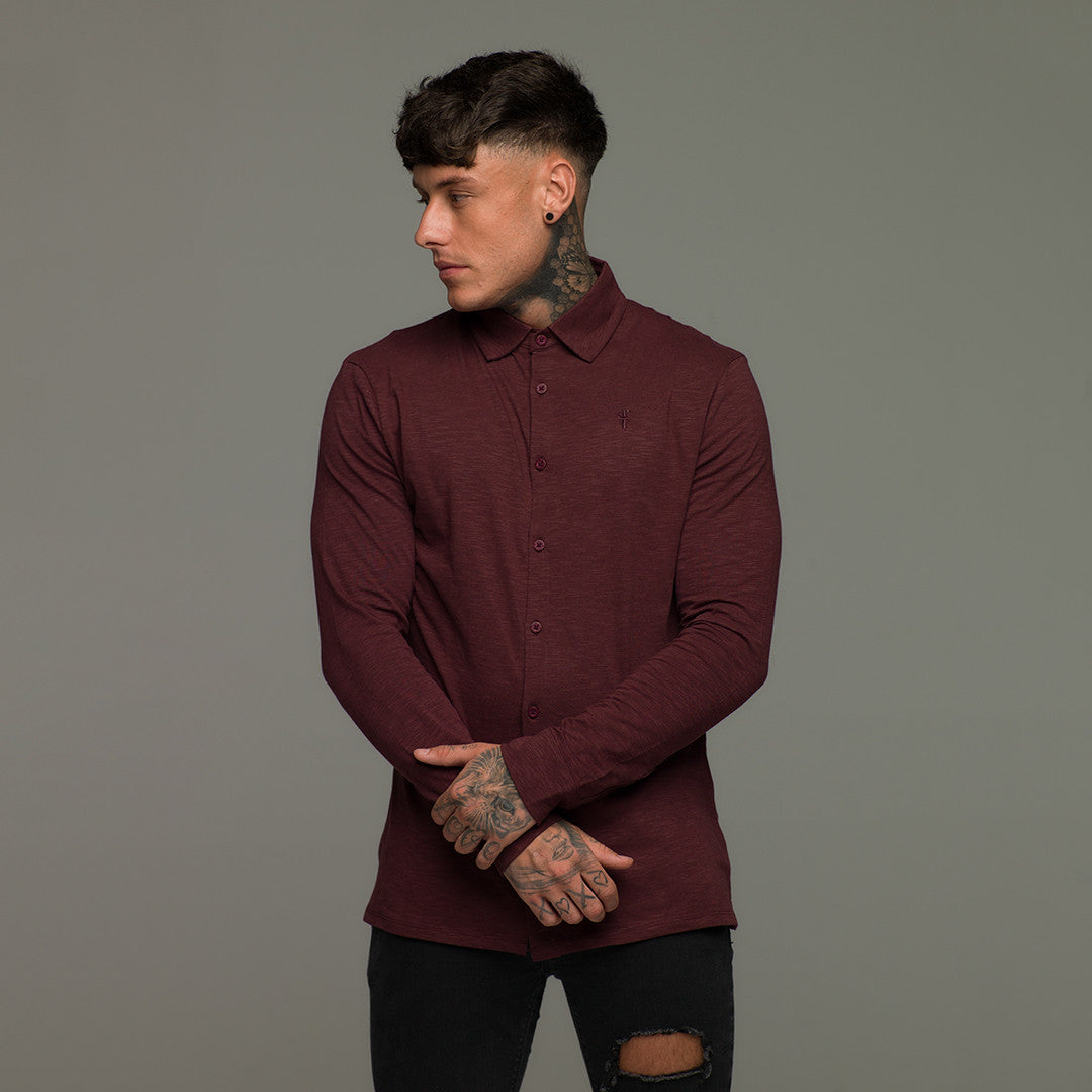 Burgundy Jersey - FSH010 (LAST CHANCE)