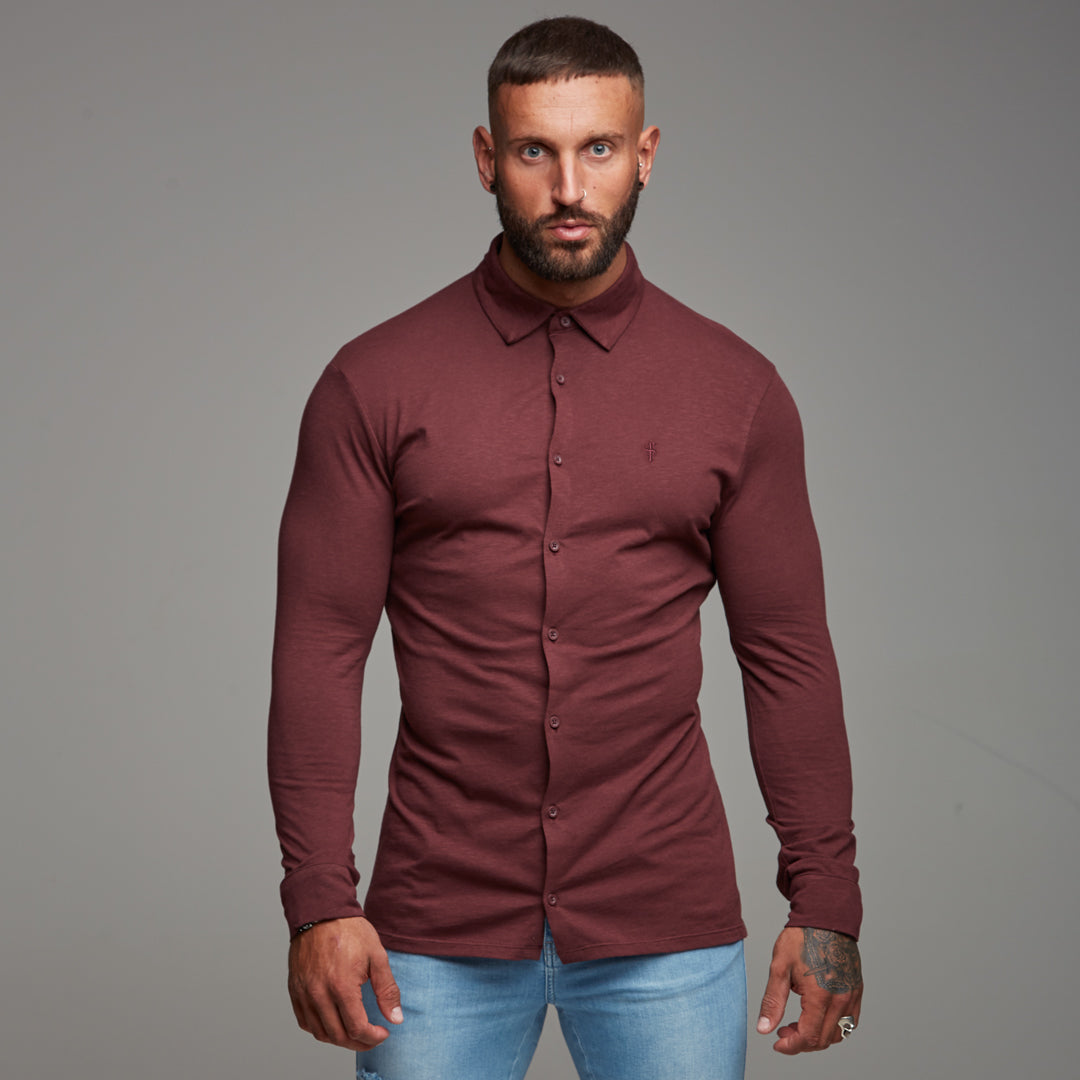 Burgundy Jersey - FSH010 (LAST CHANCE)