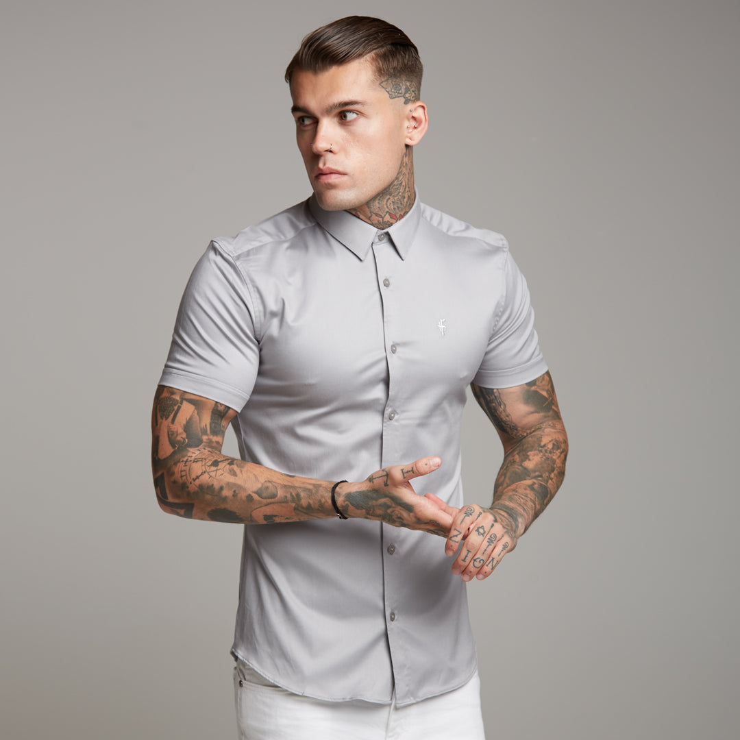 Super Slim Luxe Ultra Stretch Bright Blue Short Sleeve