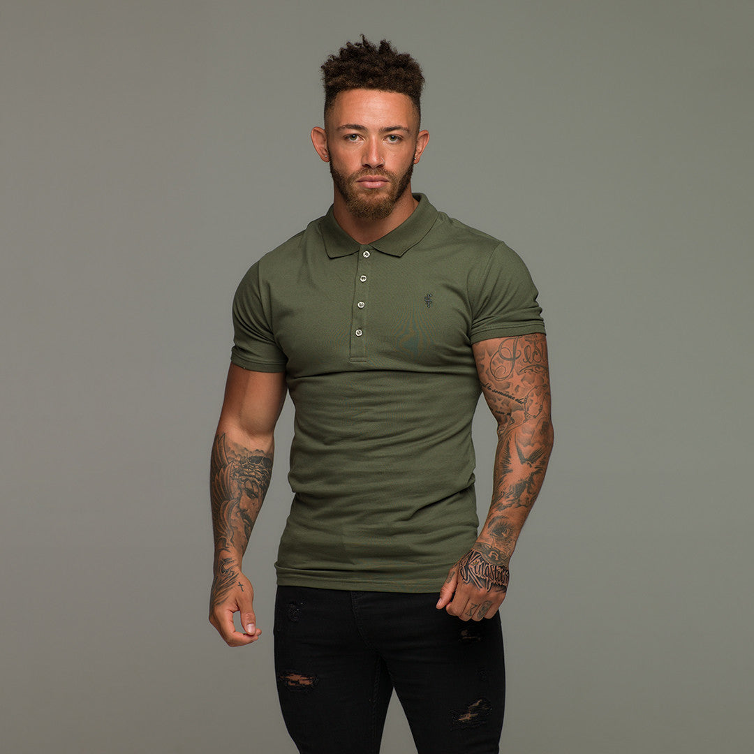 Classic Khaki Polo Shirt - FSH043