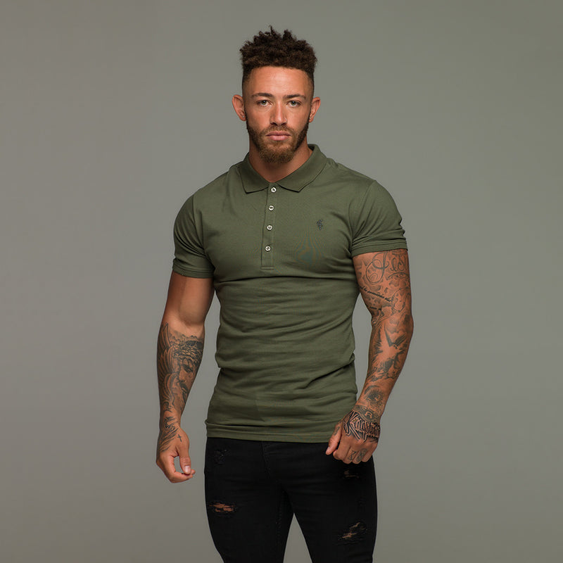 Father Sons Classic Khaki Polo Shirt - FSH043