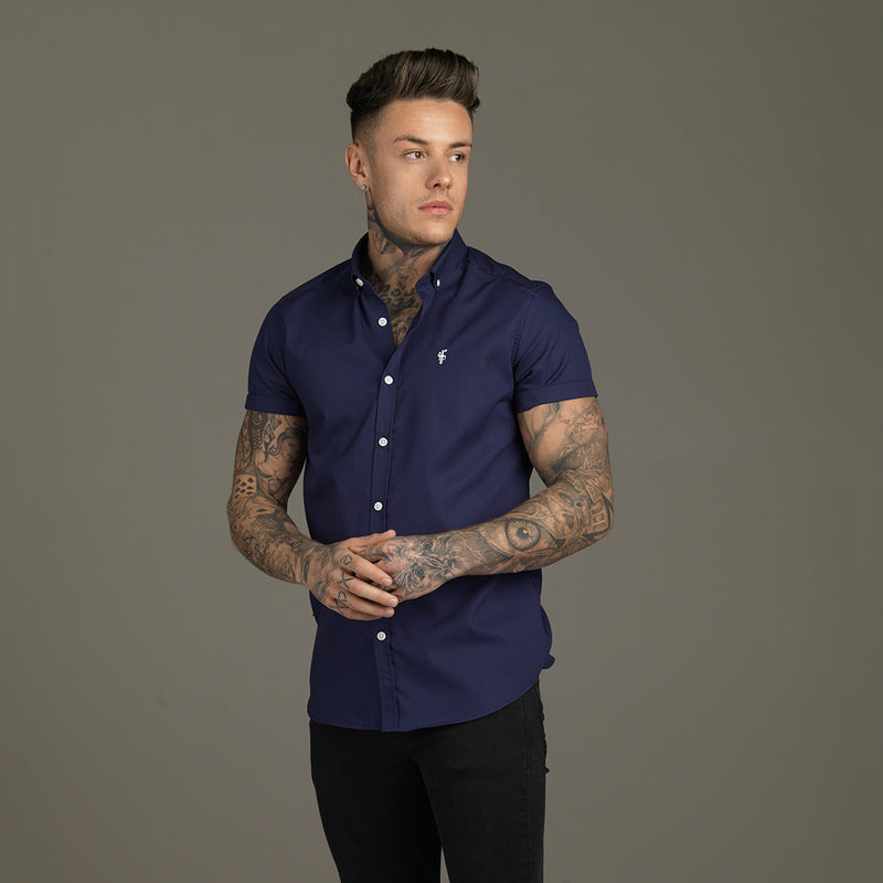 Father Sons Classic Navy Short Sleeve - FS034  (LAST CHANCE)