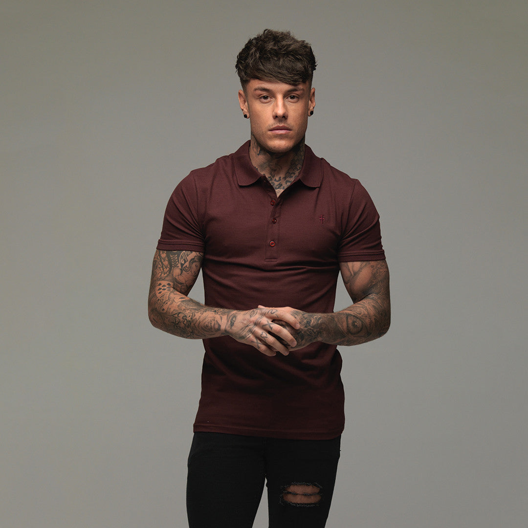 Classic Burgundy Polo Shirt - FSH042