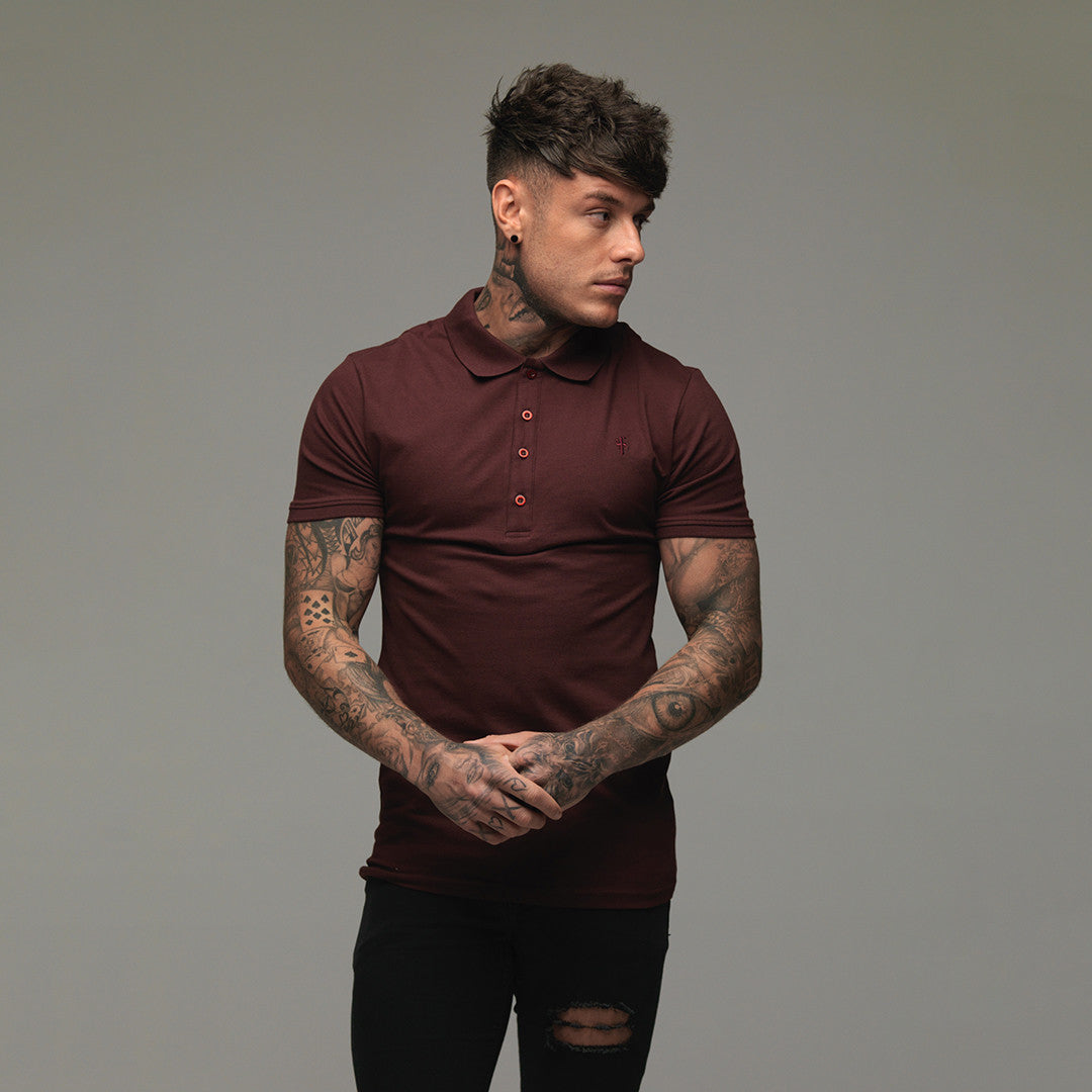 Classic Burgundy Polo Shirt - FSH042