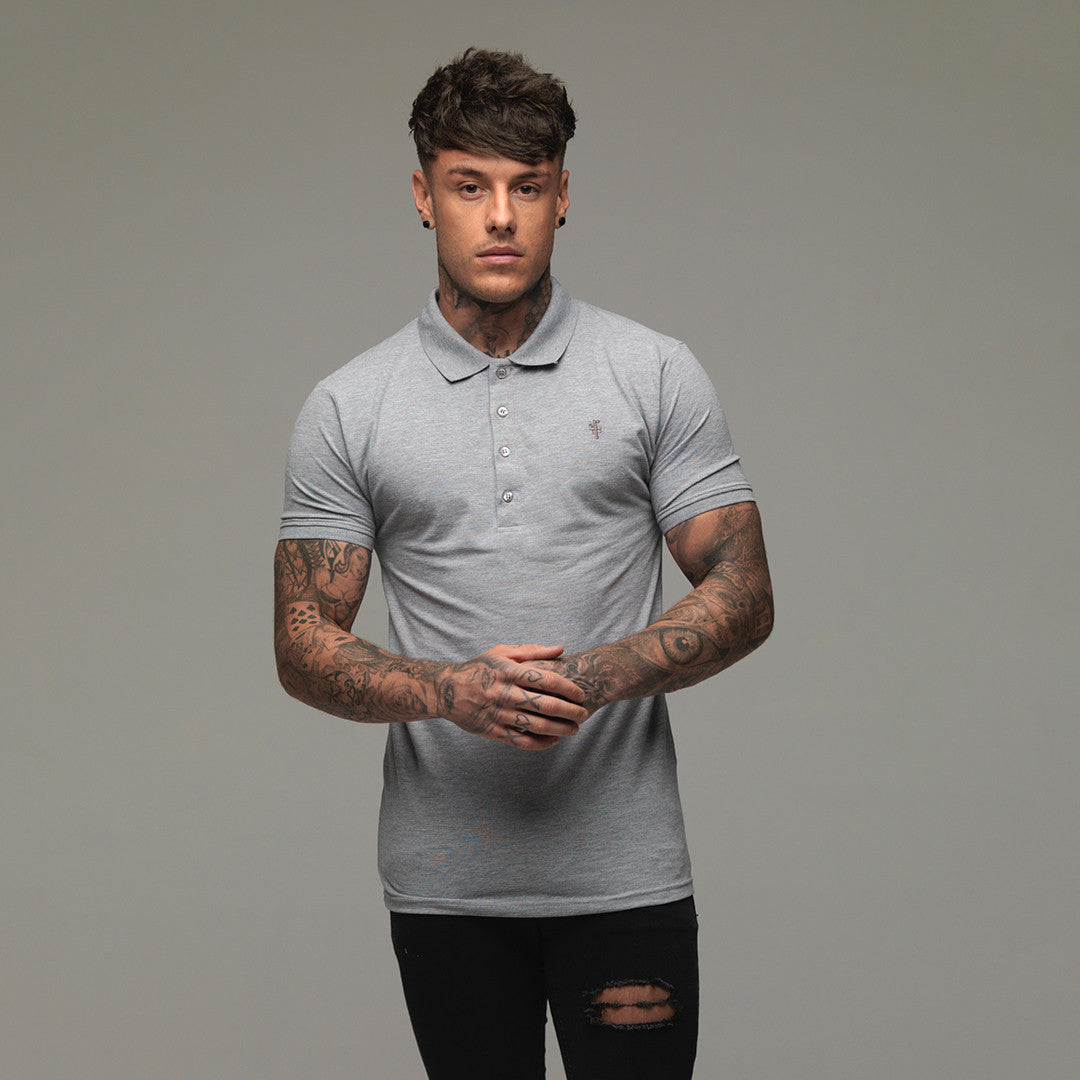 Classic Grey Polo Shirt - FSH048