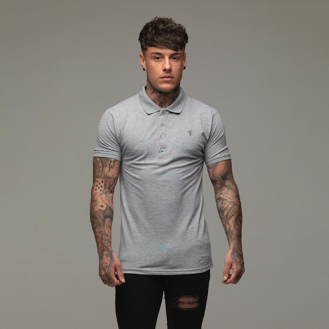 Classic Grey Polo Shirt - FSH048