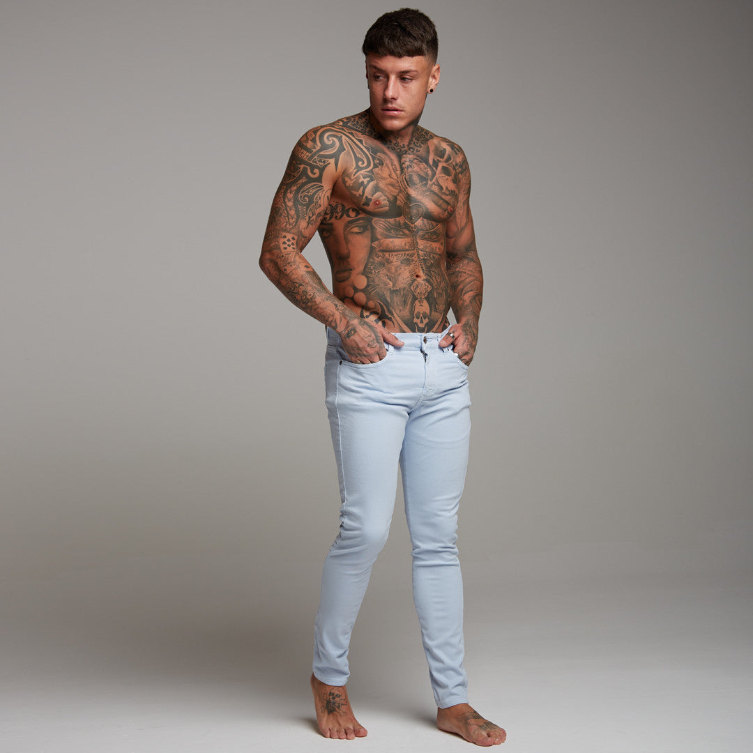 Slim Pale Blue Jeans - FSH135 (LAST CHANCE)
