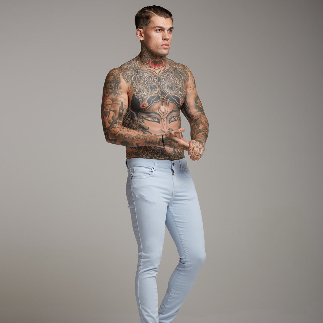 Slim Pale Blue Jeans - FSH135 (LAST CHANCE)
