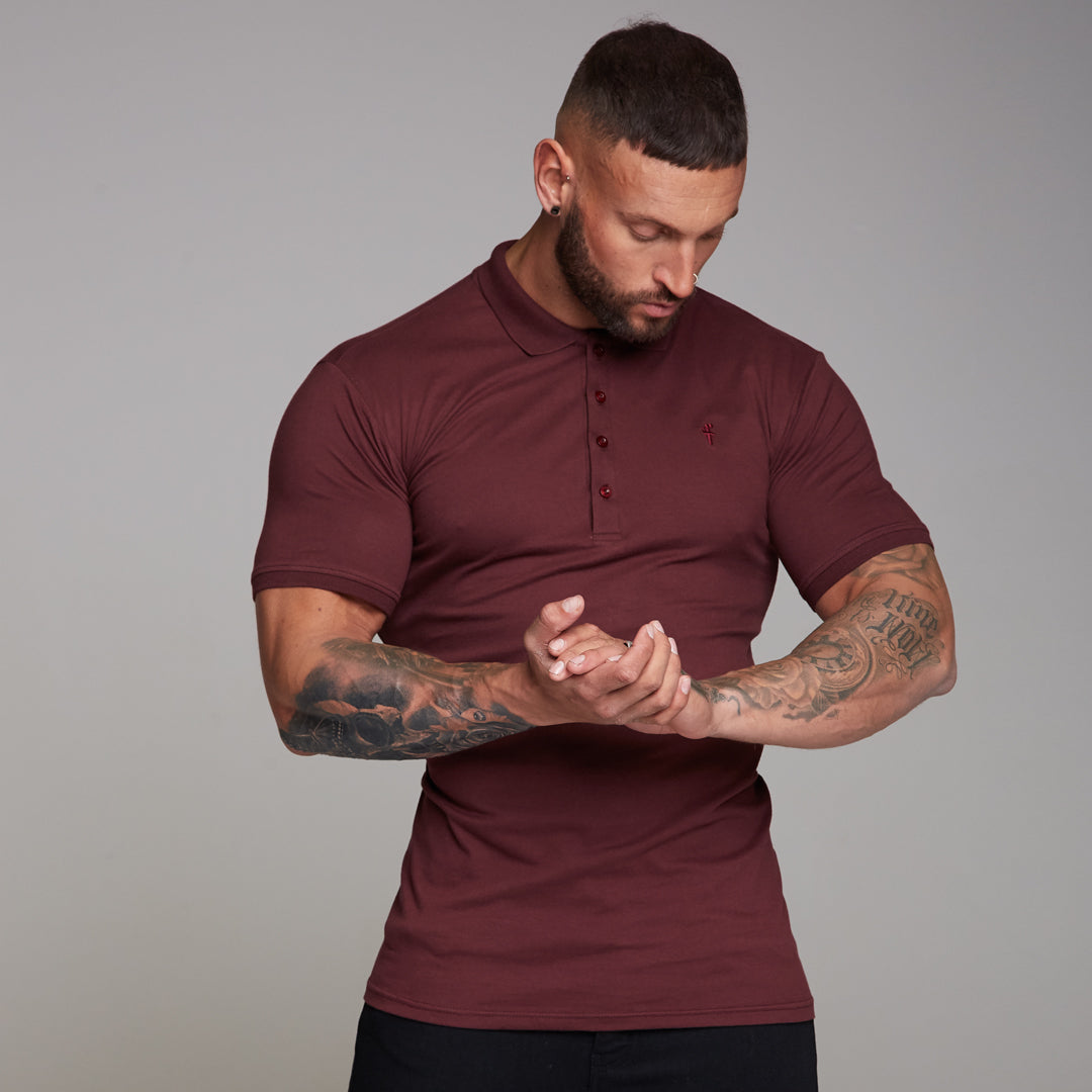 Classic Burgundy Polo Shirt - FSH042