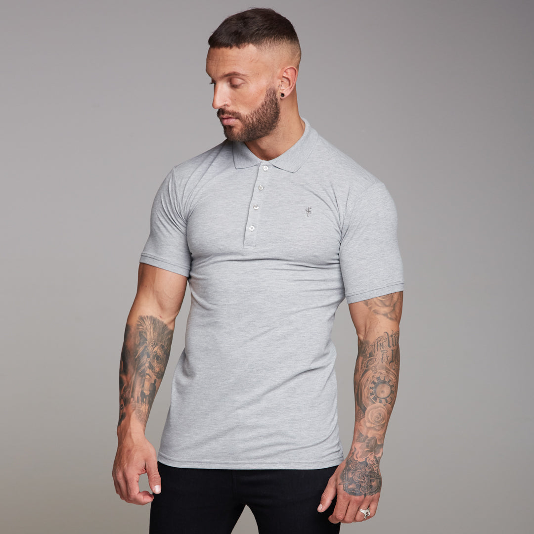 Classic Grey Polo Shirt - FSH048
