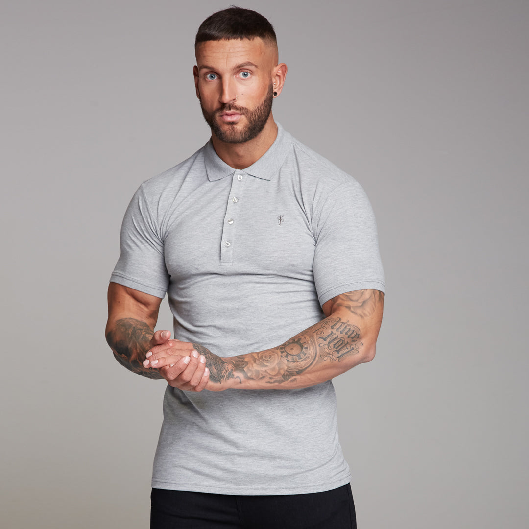 Classic Grey Polo Shirt - FSH048