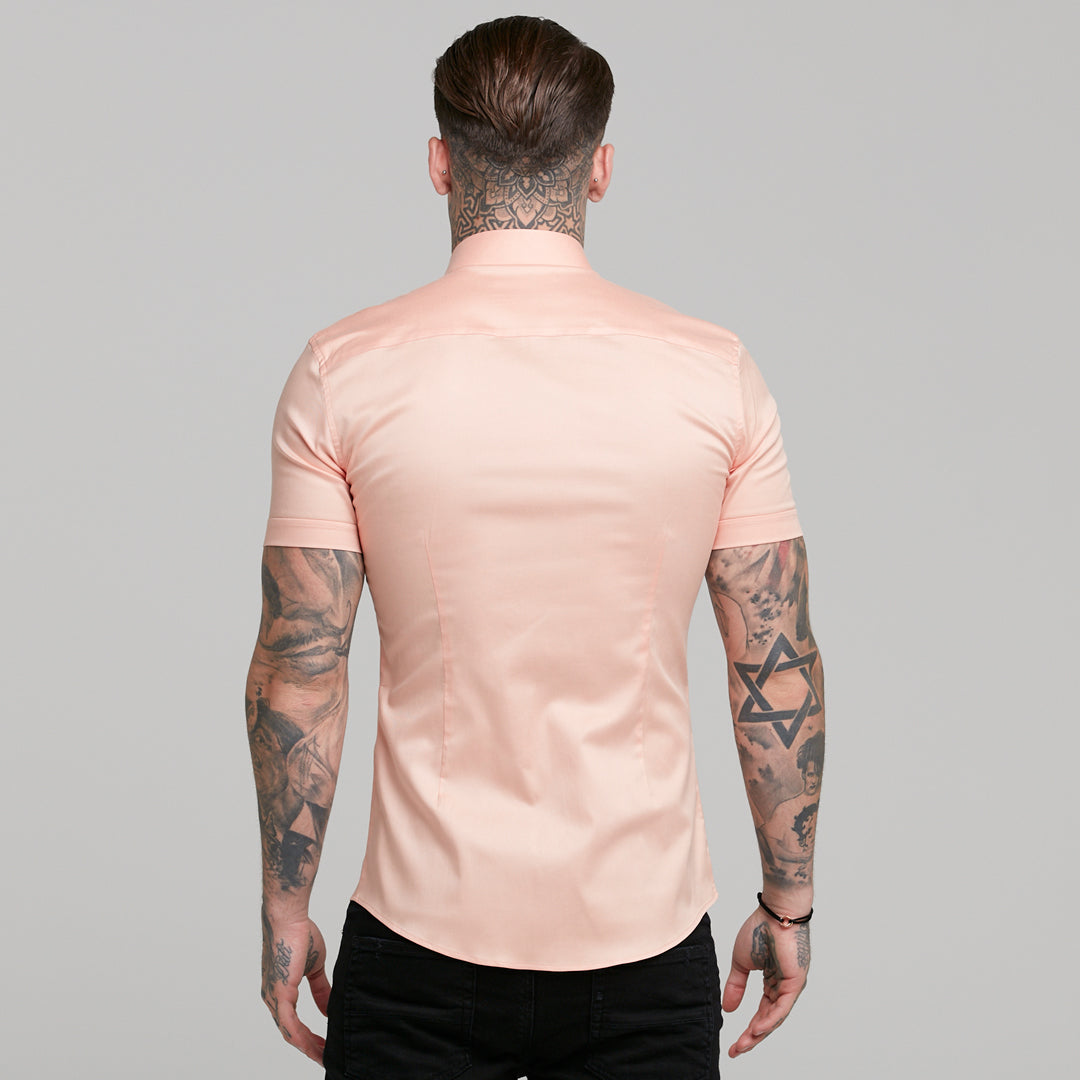 Super Slim Luxe Ultra Stretch Peach Short Sleeve -  FS382