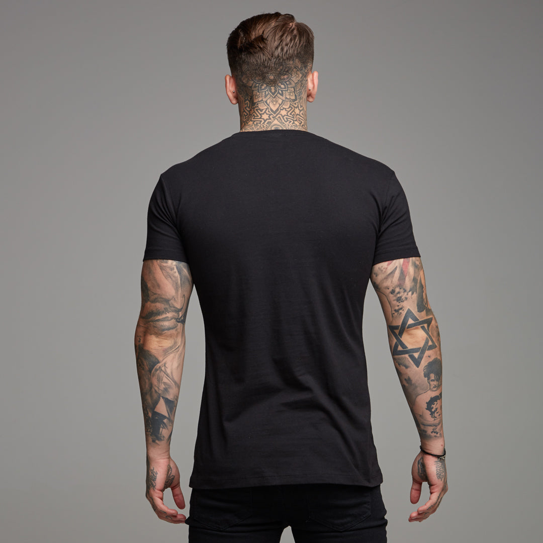 Classic Black V Neck - FSH190