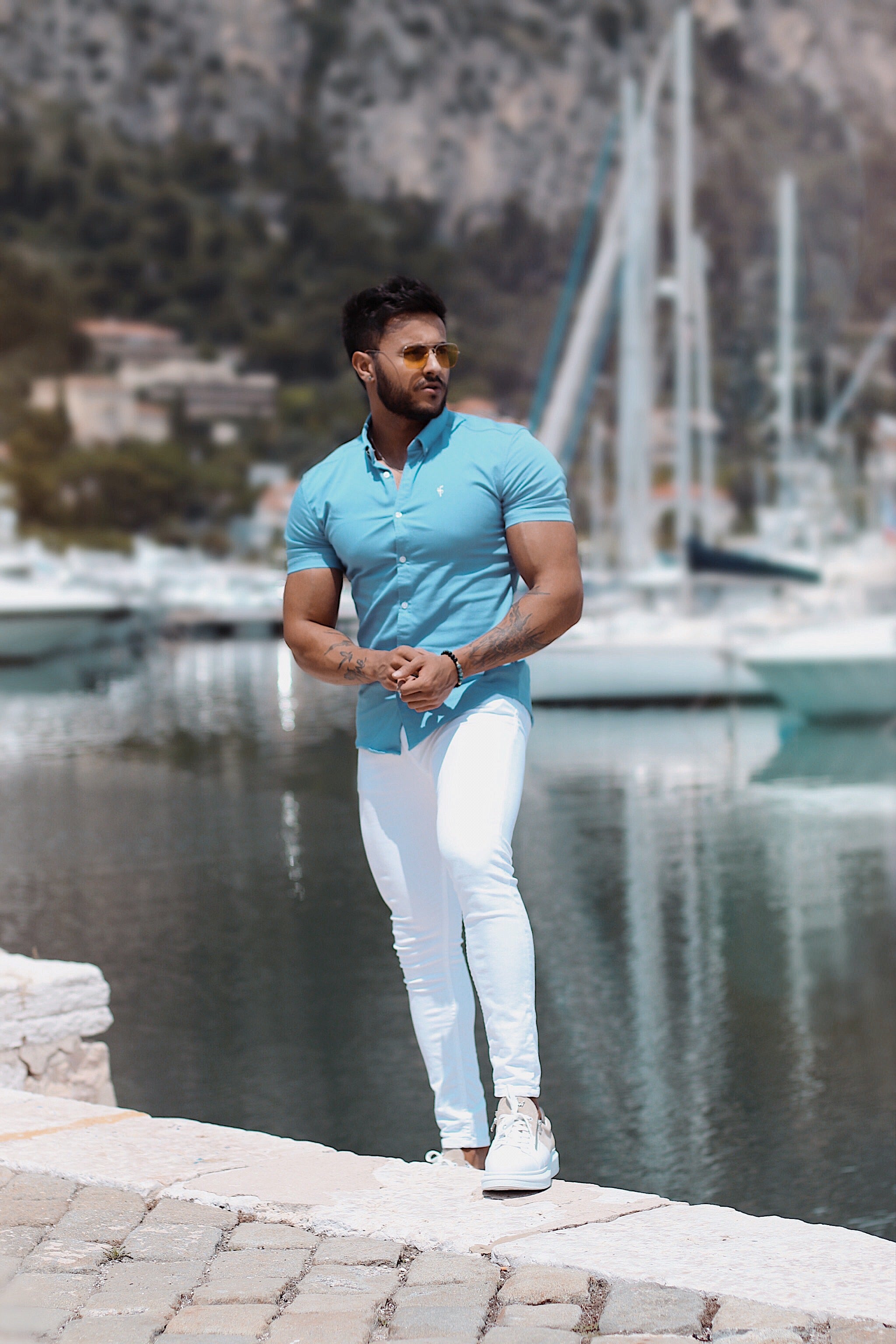 Ultra Stretch White Jeans - FSH259