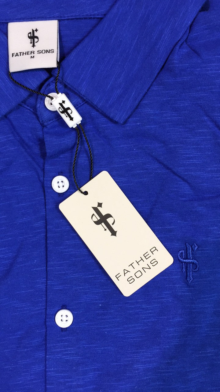 Father Sons Super Slim Royal Blue Jersey - FSH02 (LAST CHANCE)