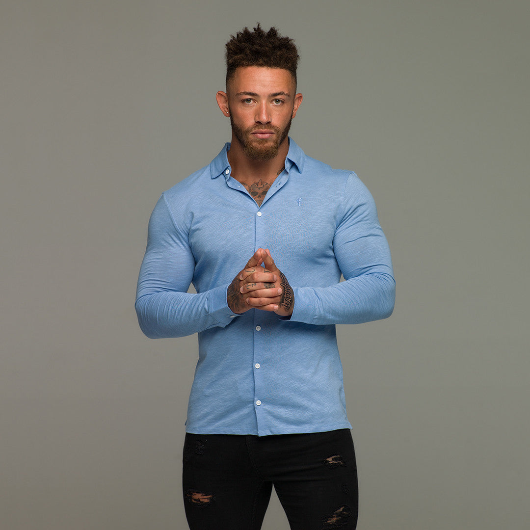 Super Slim Baby Blue Jersey - FSH04 (LAST CHANCE)