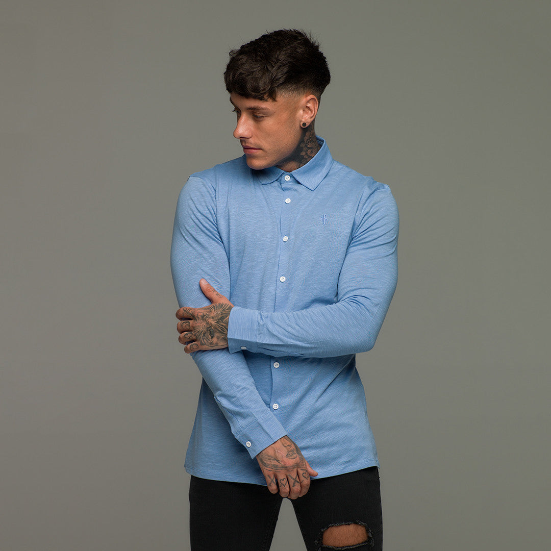 Super Slim Baby Blue Jersey - FSH04 (LAST CHANCE)