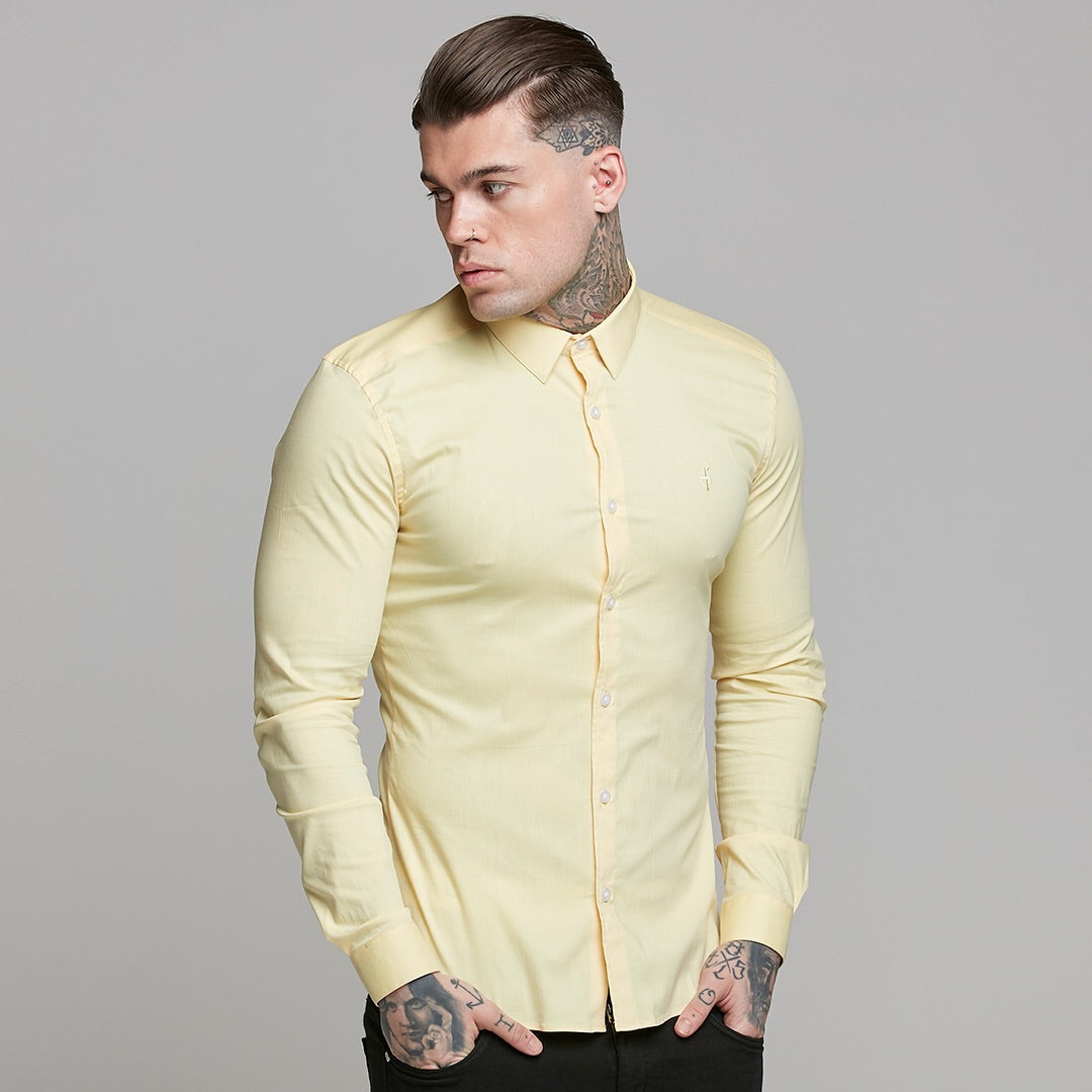 Super Slim Ultra Stretch Yellow Long Sleeve - FS475