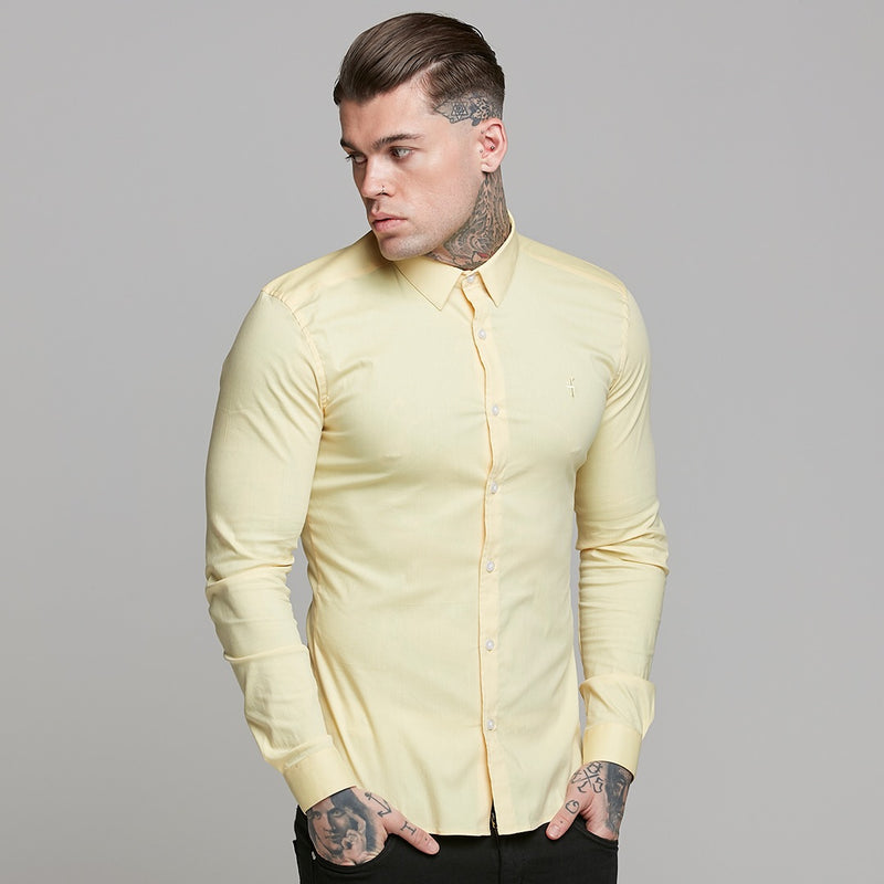 Father Sons Super Slim Ultra Stretch Yellow Long Sleeve - FS475